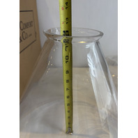 VISUAL COMFORT KATIE CONICAL IN CLEAR GLASS REPLACEMENT 15.75" WIDTH TOBGLFG6CG