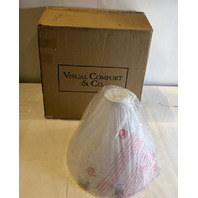 VISUAL COMFORT KATIE CONICAL IN CLEAR GLASS REPLACEMENT 15.75" WIDTH TOBGLFG6CG