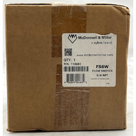 MCDONNELL & MILLER FS6W FLOW SWITCH 3/4 NPT 115651 W/ NEMA 4X ENCLOSURE