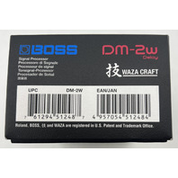 BOSS DM-2W WAZA CRAFT DELAY PEDAL SIGNAL PROCESSOR GUTIAR EFFECTS PEDAL