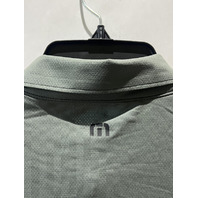 TRAVIS MATHEW MEN HEATER PRO CB POLO 1MAB062 DARK OLIVE SIZE MEDIUM M NWT