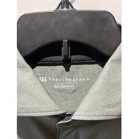 TRAVIS MATHEW MEN HEATER PRO CB POLO 1MAB062 DARK OLIVE SIZE MEDIUM M NWT