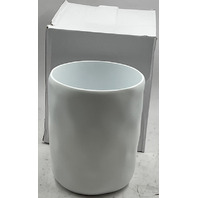 KASSATEX NEW YORK MONTECITO ANT-WB-W WHITE RESIN WASTE BASKET