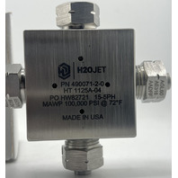 H20 JET ELBOW 94K 3/8" 490071-2-0 MAWP 100,000 AT 72F F 15-5 PH