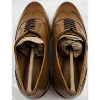 ALLEN EDMONDS CARSON WINGTIP 7915 MENS 10D HYBRID LACE-UP WALNUT LEATHER SHOES