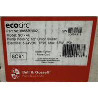 BELL & GOSSETT EROCIRC SC-4U 6055B2002 1/2" UNION SWEAT SC SOLAR CIRCULATOR PUMP