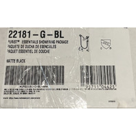 KOHLER 22181-G-BL MATTE BLACK ESSENTIALS SHOWERING PACKAGE 1.75 GPM