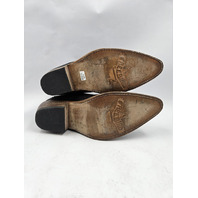 FREEBIRD MAEVE WOMEN'S BLACK SNAKE BOOTIES BOOTS US 7 UK 5 BLACK LEATHER