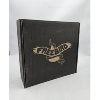 FREEBIRD MAEVE WOMEN'S BLACK SNAKE BOOTIES BOOTS US 7 UK 5 BLACK LEATHER