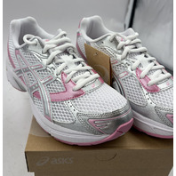 ASICS GEL-1130 WHITE/PURE SILVER PINK RUNNING SHOE SZ 6 WOMENS EU37 1202A507-100