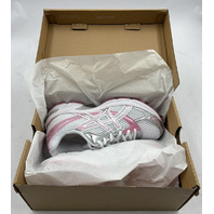 ASICS GEL-1130 WHITE/PURE SILVER PINK RUNNING SHOE SZ 6 WOMENS EU37 1202A507-100