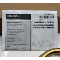 MOEN WATERHILLL S113BG 14" SHOWER AND ARM FLANGE IN BRUSHED GOLD