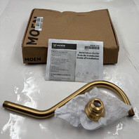 MOEN WATERHILLL S113BG 14" SHOWER AND ARM FLANGE IN BRUSHED GOLD