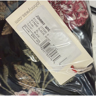 JOHNNY WAS WOMEN'S KIMONO SLEEVE SHIRT MEHDI COLOR BLACK J17225 SZ X LARGE XL