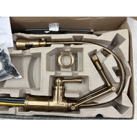 BRIZO ARTESSO 1.8 GPM PULL DOWN KITCHEN FAUCET W MAGNEDOCK 63125LF-GL LUX GOLD
