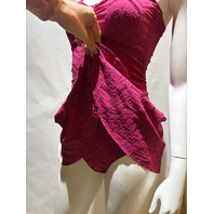 SUNDANCE WOMEN'S 113022-XS ONE PIECE SWIMSUIT SANGRIA SKIRT PINK SIZE XS