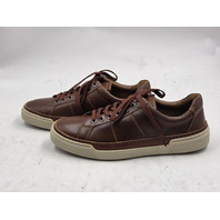 ALLEN EDMONDS PORTER CITY DERBY MENS LACE-UP LEATHER DRESS SNEAKERS SZ 8 D CHILI