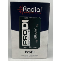 RADIAL ENGINEERING PRODI SINGLE-CHANNEL STEREO PASSIVE DIRECT BOX R800 1100 00