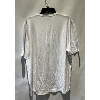 TRAVIS MATHEW MEN CLOUD HENLEY TEE T-SHIRT A46329 WHITE SIZE 2XL NWT