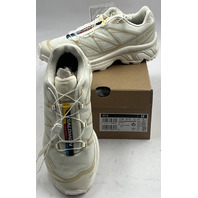 SALOMON XT-6 474453 VANILLA ICE/ALMOND MILK OUTDOOR SHOES SIZE W9.5 M8.5 EU42