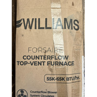WILLIAMS FORSAIR COUNTERFLOW TOP VENT WALL FURNACE 55K-65K BTU/HR 6508632