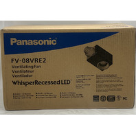 PANASONIC FV-08VRE2 WHISPER RECESSED LED VENTILATING FAN WITH LED LAMP