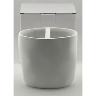 KASSATEX NEW YORK MONTECITO ANT-TBH-W WHITE RESIN TOOTHBRUSH HOLDER