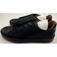 ALLEN EDMONDS BANKS 8977 MENS 8.5D BLACK LEATHER SLIP-ON SHOES