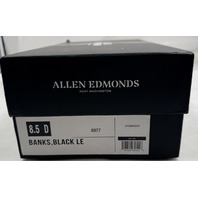 ALLEN EDMONDS BANKS 8977 MENS 8.5D BLACK LEATHER SLIP-ON SHOES