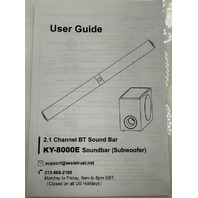 ASSISTRUST KY-8000E 2.1 CHANNEL BLUETOOTH DETACHABLE SOUNDBAR & SUBWOOFER SYSTEM