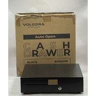 VOLCORA 500098 AUTO OPEN BLACK CASH DRAWER 