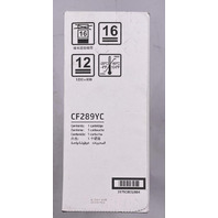 HP LASERJET CF289YC BLACK TONER CARTRIDGE ORIGINAL GENUINE
