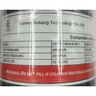 TUXING CRPIII-144-6.8-30-T COMPOSITE CYLINDER FOR BREATHING APPARATUS