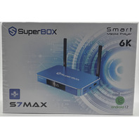 SUPERBOX S7MAX SMART MEDIA PLAYER 6K ANDROID 12 1000M ETHERNET WIFI 6