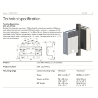 MAFI ERICSSON DUAL ERS HEAVY BRACKET SXK1255993/2 FOR RADIO 4460