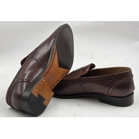 ALLEN EDMONDS SIENA MENS LEATHER PENNY LOAFERS SZ 10.5 3E CHILI 7345S