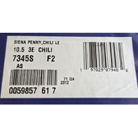 ALLEN EDMONDS SIENA MENS LEATHER PENNY LOAFERS SZ 10.5 3E CHILI 7345S