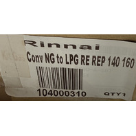 RINNAI 104000310 GAS CONVERSION KIT NG TO LPG RE REP 140 160