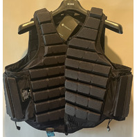 RACESAFE MOTION3 ADULT XL TALL/LONG BLACK BODY PROTECTION VEST M3AXLTLONGBLACK