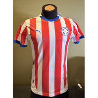 PUMA 744288 01 PARAGUAY NATIONAL TEAM HOME JERSEY SIZE XL