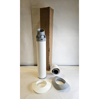 RINNAI 223182 21&rdquo; UNIVERSAL NON-CONDENSING TERMINATION KIT WHITE
