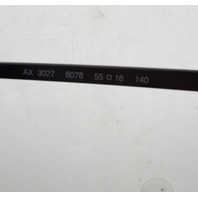 ARMANI EXCHANGE 0AX3027 MENS EYEGLASSES GLASSES FRAMES 55-16-140 BLACK 8087
