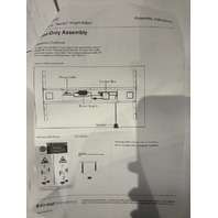 KIMBALL INTERNATIONAL XSEDE BENCH FRAME 79101509 ELECTRIC STANDUP DESK  BASE