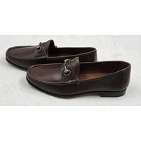 ALLEN EDMONDS VERONA II MENS ITALIAN LEATHER BIT LOAFERS BROWN SZ 10.5 3E