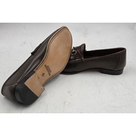 ALLEN EDMONDS VERONA II MENS ITALIAN LEATHER BIT LOAFERS BROWN SZ 10.5 3E