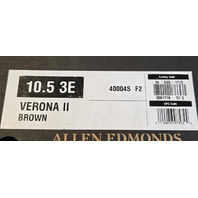 ALLEN EDMONDS VERONA II MENS ITALIAN LEATHER BIT LOAFERS BROWN SZ 10.5 3E