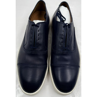 ALLEN EDMONDS PARKSNK2.0 7571 MENS 14E OXFORD NAVY LEATHER DRESS SHOES