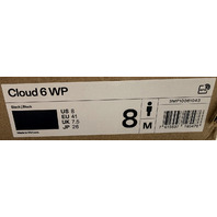 ON CLOUD CLOUD 6 WP 3MF10061043 BLACK/BLACK MENS SIZE 8 EU 41 ATHLETIC SHOES