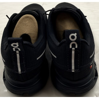 ON CLOUD CLOUD 6 WP 3MF10061043 BLACK/BLACK MENS SIZE 8 EU 41 ATHLETIC SHOES