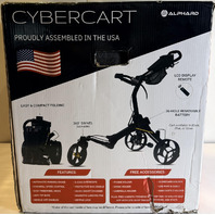 ALPHARD CYBERCART BLACK ELECTRIC REMOTE CONTROL GOLF CADDY CART